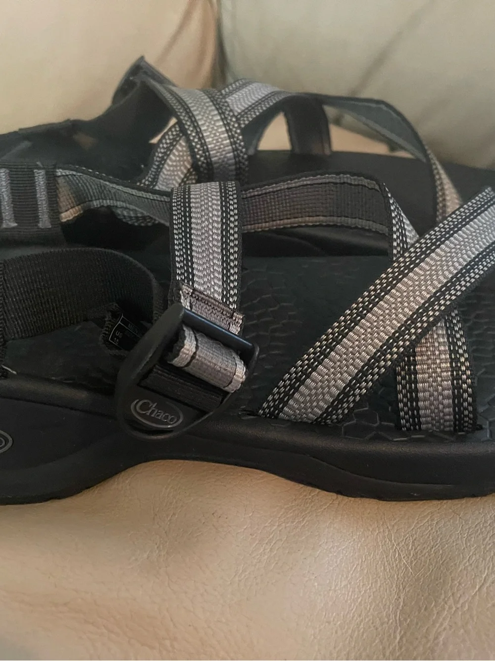 Chaco Mens size 15 Black & Gray Outdoor Sandals